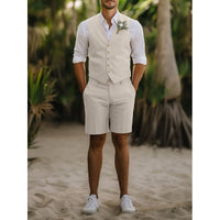 Kearney Tailored Waistcoat and Shorts Set