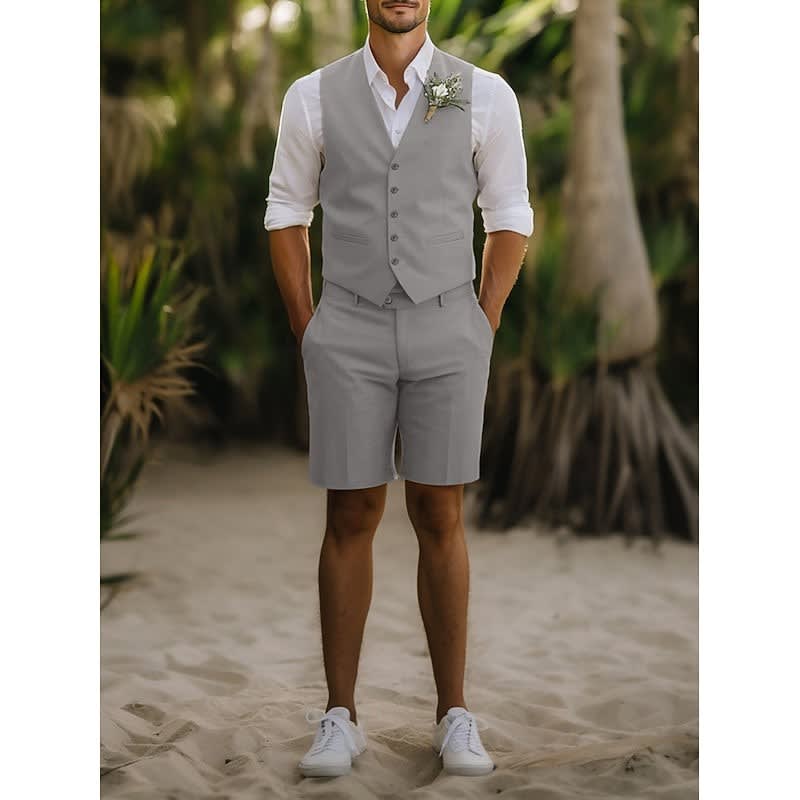 Kearney Tailored Waistcoat and Shorts Set