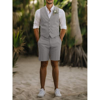 Kearney Tailored Waistcoat and Shorts Set