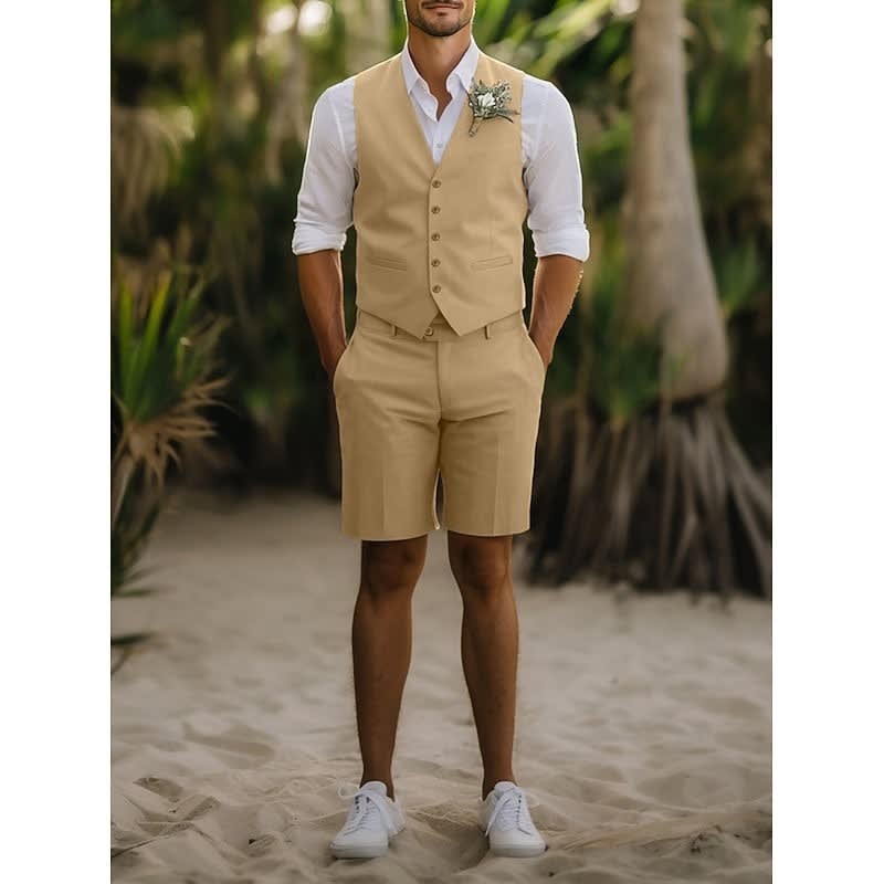 Kearney Tailored Waistcoat and Shorts Set