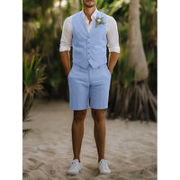 Kearney Tailored Waistcoat and Shorts Set