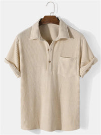 Leighton Waffle Knit Polo and Shorts Set