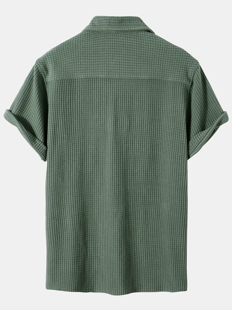 Leighton Waffle Knit Polo and Shorts Set_6