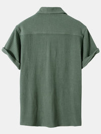 Leighton Waffle Knit Polo and Shorts Set