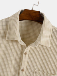 Leighton Waffle Knit Polo and Shorts Set
