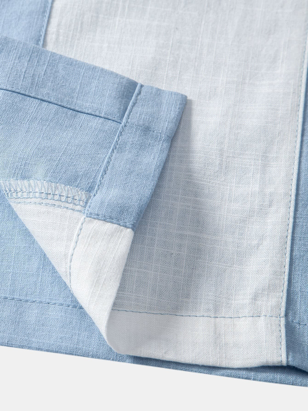 Kemp Color Block Camp Shirt and Trousers Set_8