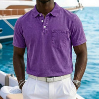 Bancroft Washed Pocket Short Sleeve Polo
