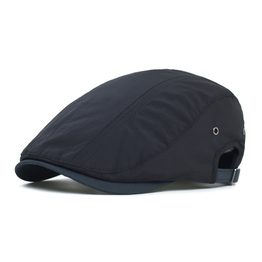 Adair Pinstripe Adjustable Flat Cap