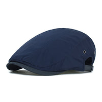 Adair Pinstripe Adjustable Flat Cap