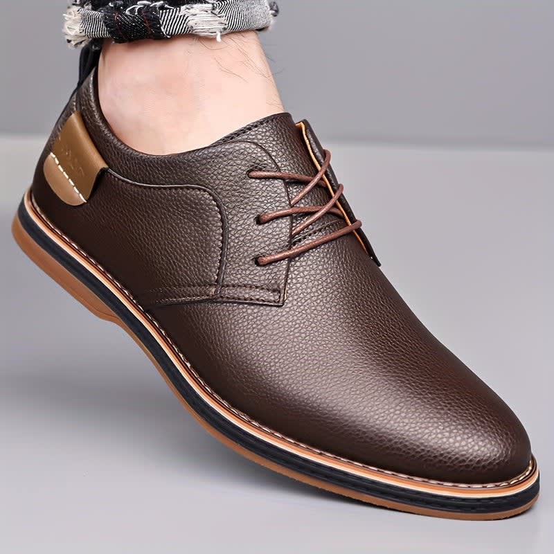 Miller Pebble Grain Lace Up Derby Shoes