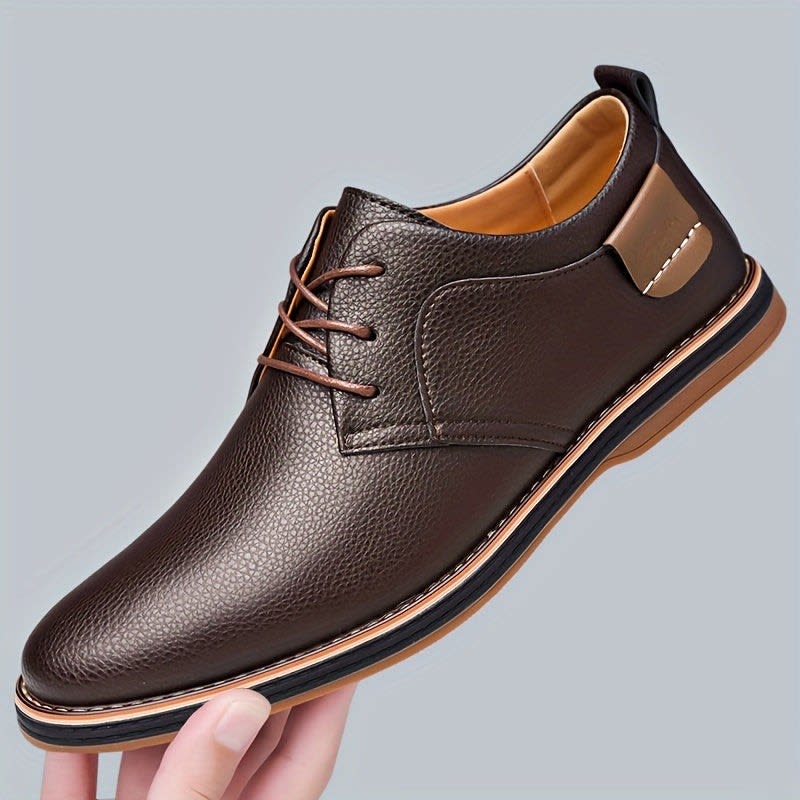 Miller Pebble Grain Lace Up Derby Shoes