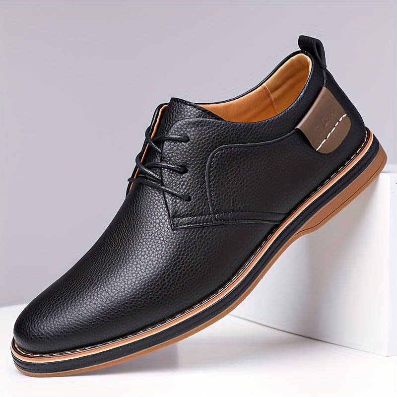 Miller Pebble Grain Lace Up Derby Shoes