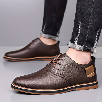 Miller Pebble Grain Lace Up Derby Shoes_9