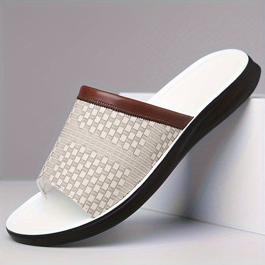 Moses Woven Strap Slide Sandals_1