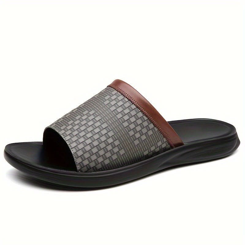 Moses Woven Strap Slide Sandals