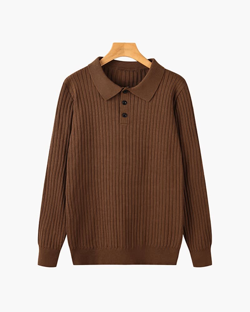 Preston Long Sleeve Ribbed Polo_9