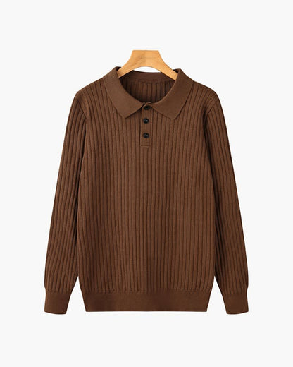 Preston Long Sleeve Ribbed Polo_9