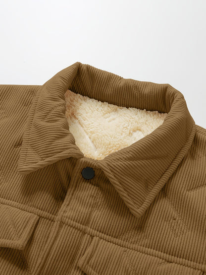 Corbett Sherpa Lined Corduroy Jacket_4