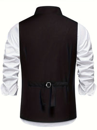 Harper Slant Button Tailored Waistcoat