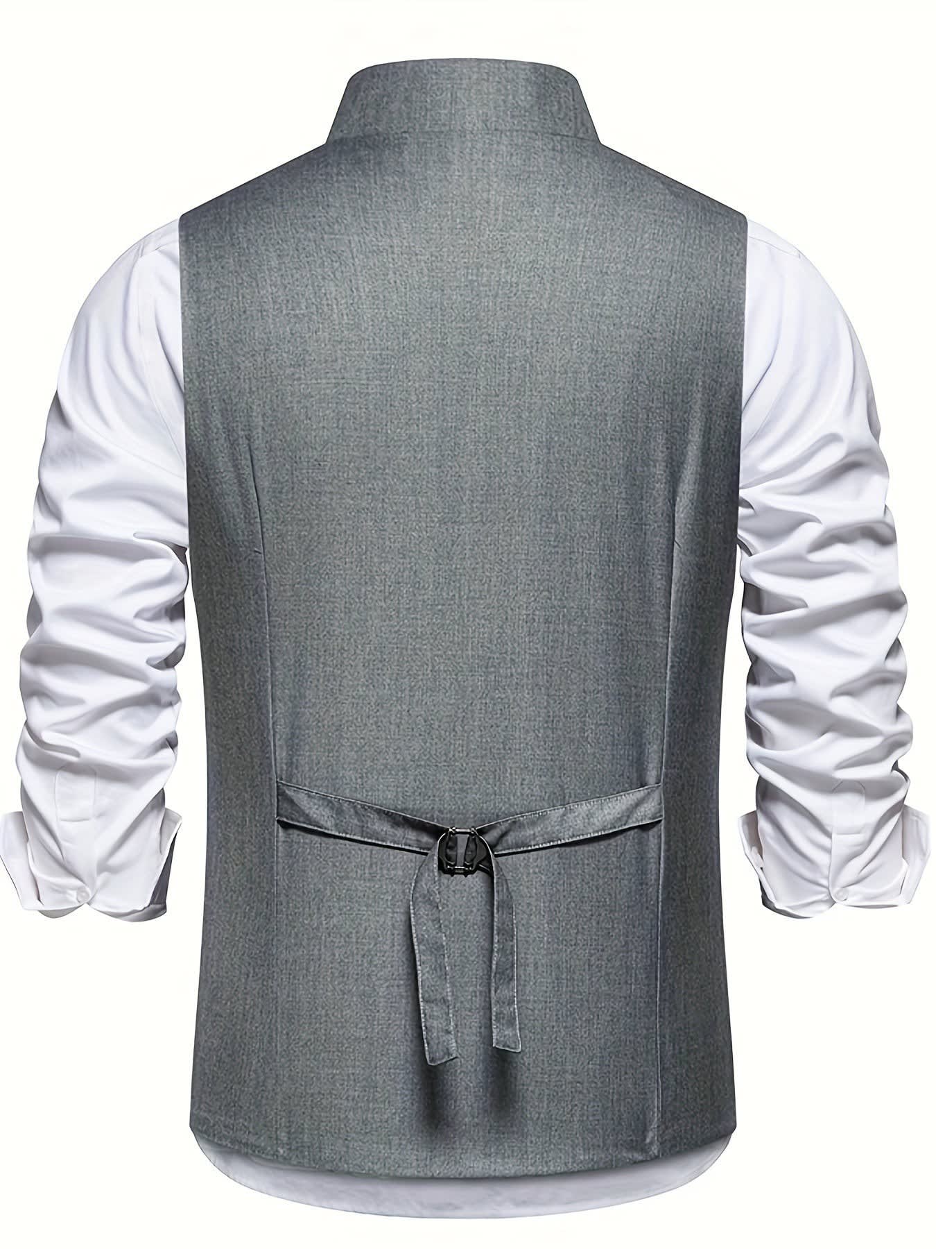 Harper Slant Button Tailored Waistcoat_4