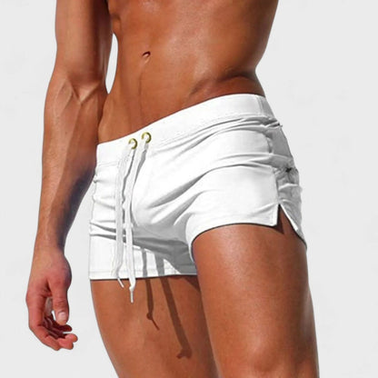 Perry Split Hem Drawstring Shorts_1