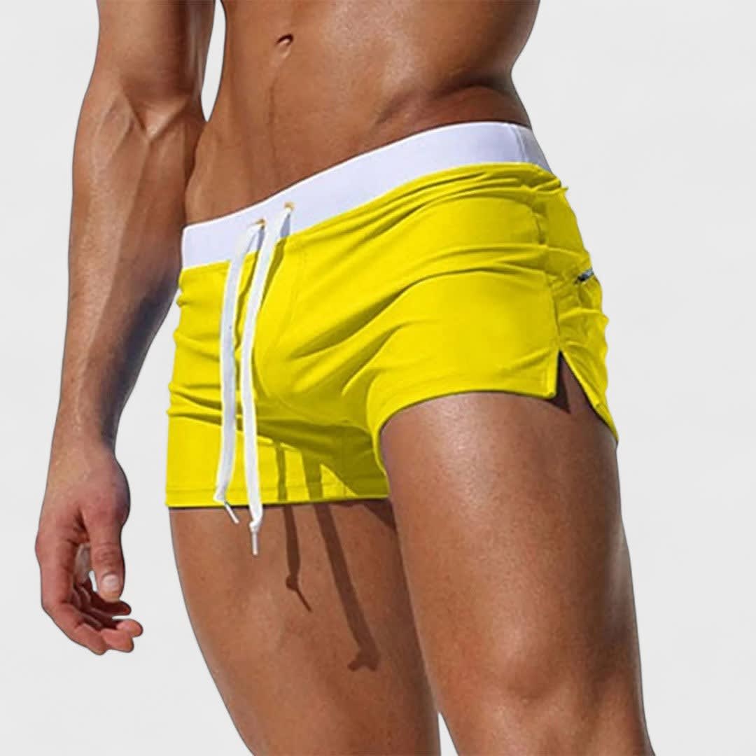 Perry Split Hem Drawstring Shorts_3