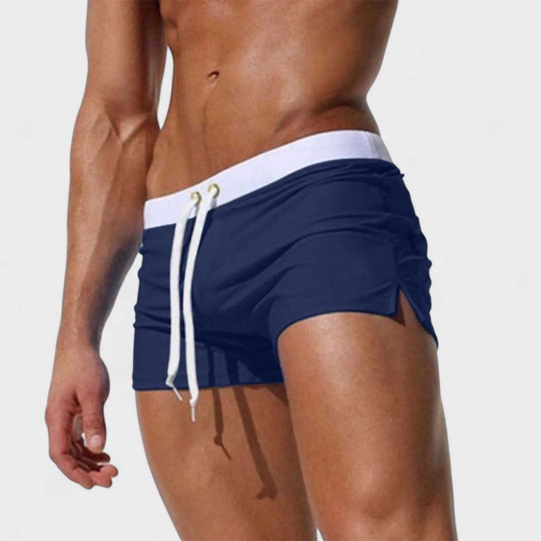 Perry Split Hem Drawstring Shorts_5
