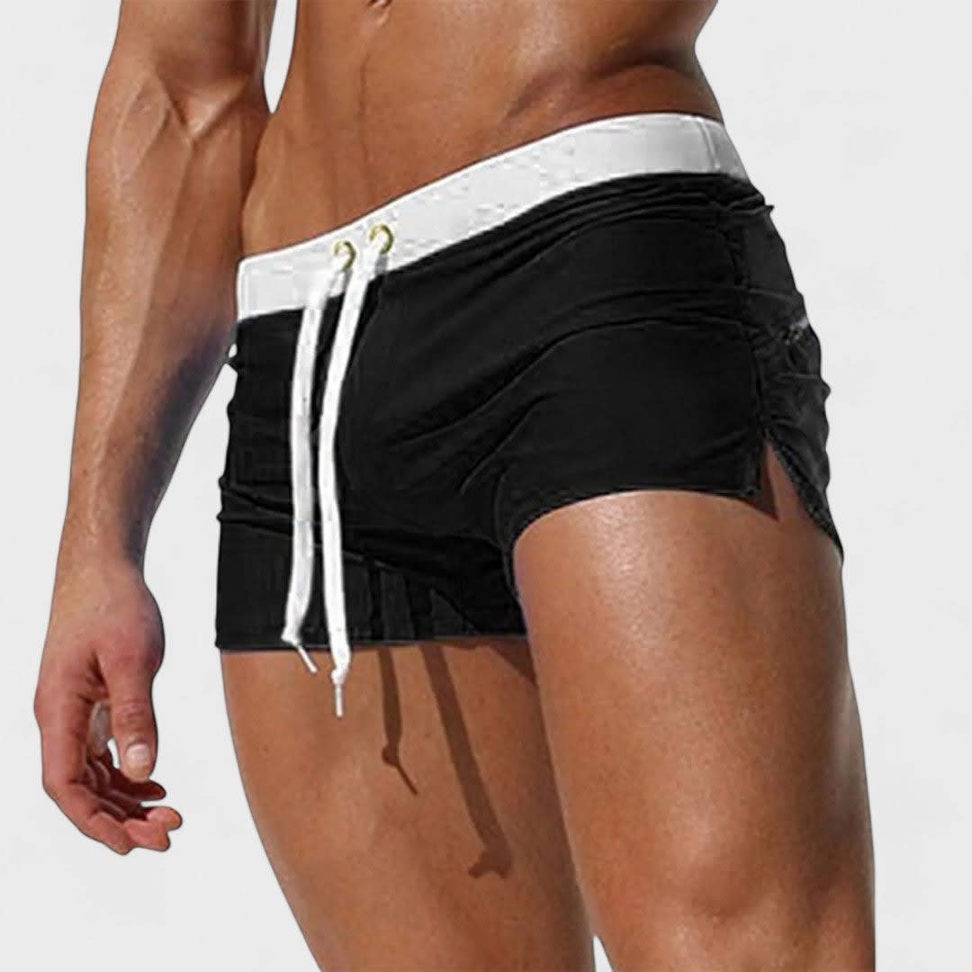 Perry Split Hem Drawstring Shorts_6