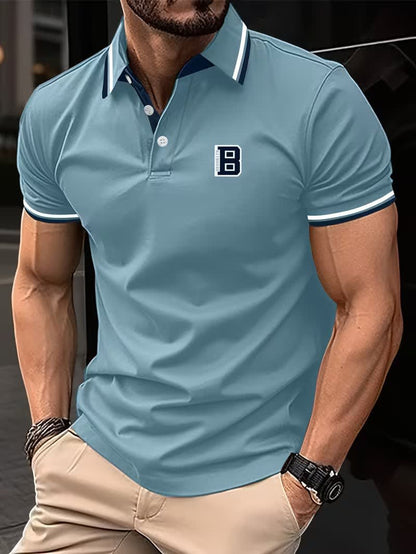 Hank Contrast Collar Short Sleeve Polo_2