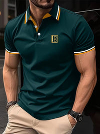 Hank Contrast Collar Short Sleeve Polo