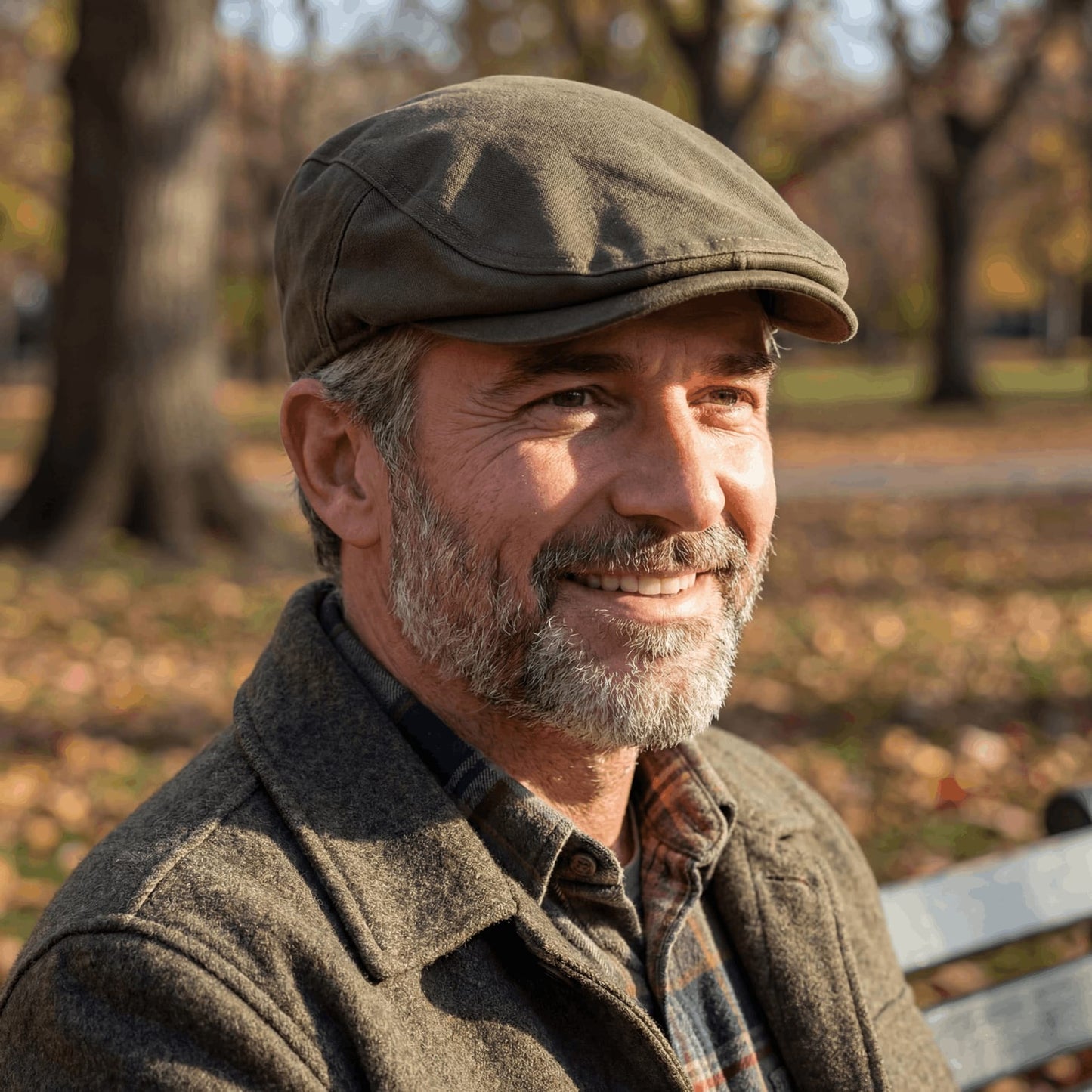 Otto Textured Outdoor Flat Cap_1