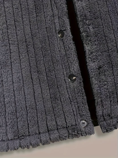 Darnell Textured Fleece Shirt Jacket_10