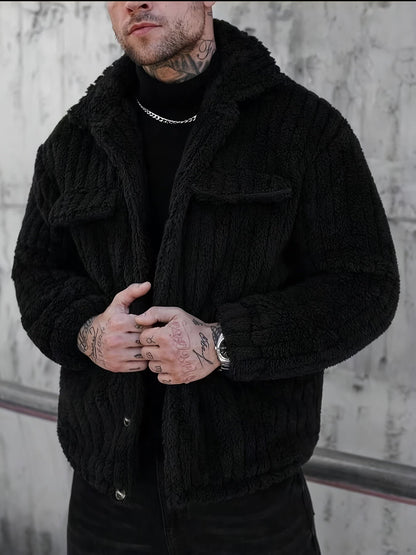 Darnell Textured Fleece Shirt Jacket_4