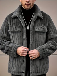 Darnell Textured Fleece Shirt Jacket