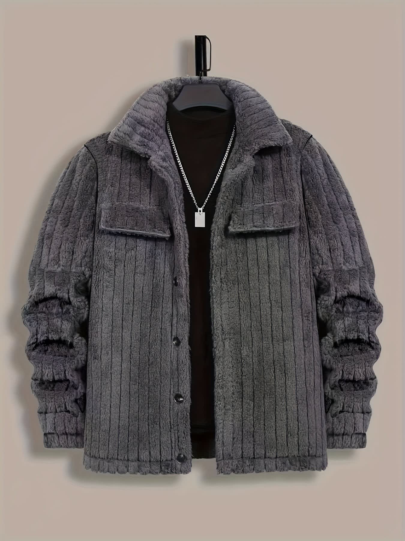Darnell Textured Fleece Shirt Jacket_8