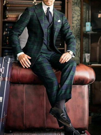 Wade Check Three Piece Suit_3