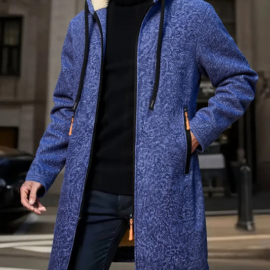 Cordell Hooded Longline Knit Coat_1
