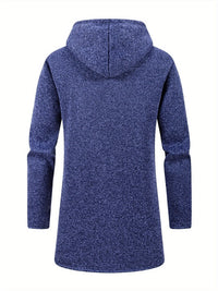 Cordell Hooded Longline Knit Coat