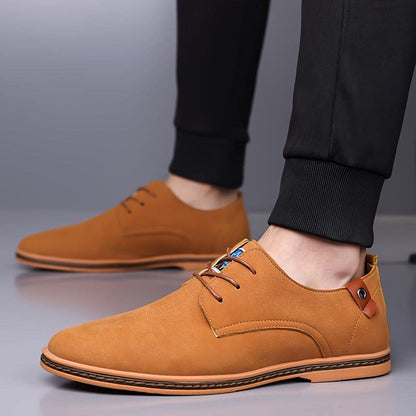 Norwood Suede Lace Up Derby Shoes_1