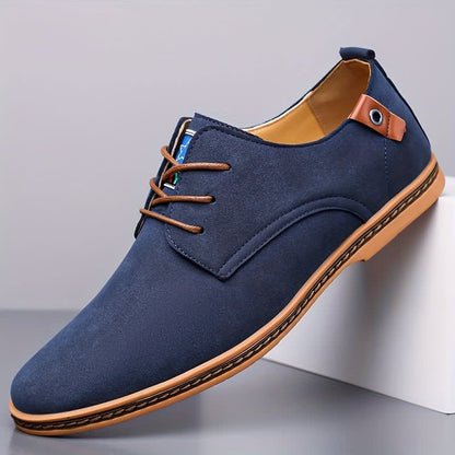 Norwood Suede Lace Up Derby Shoes_12