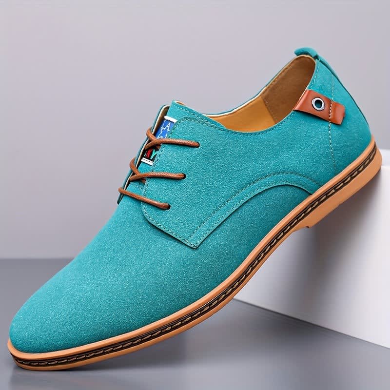 Norwood Suede Lace Up Derby Shoes_14