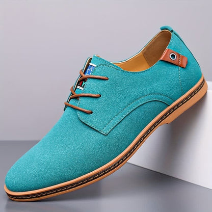 Norwood Suede Lace Up Derby Shoes_14