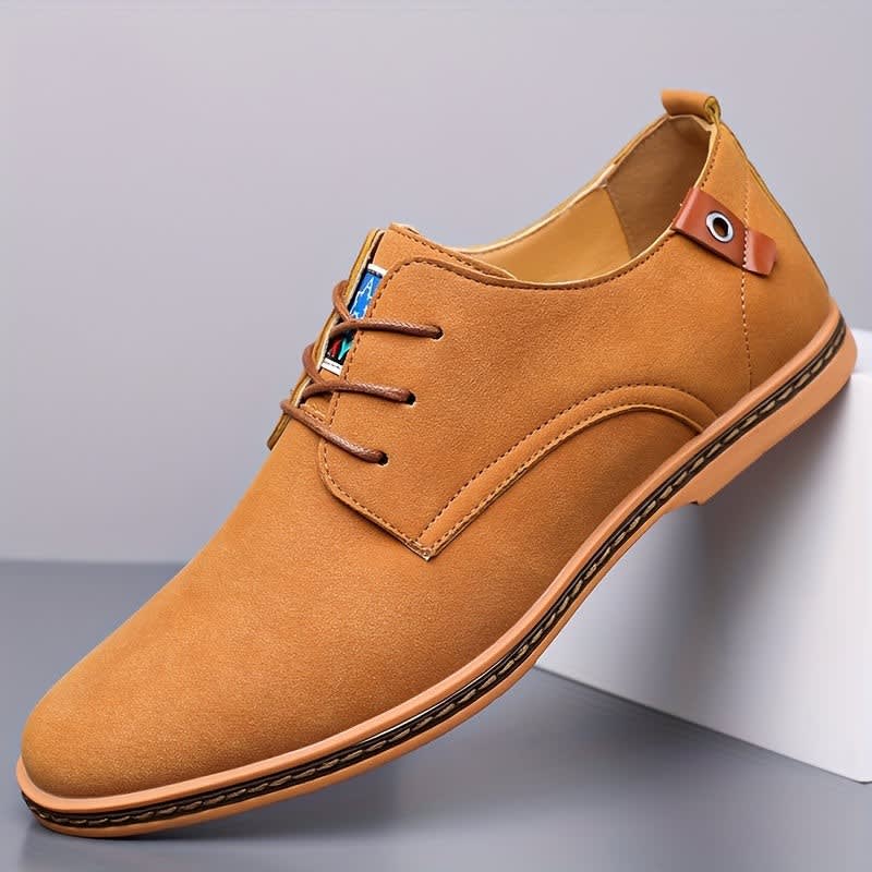 Norwood Suede Lace Up Derby Shoes_15
