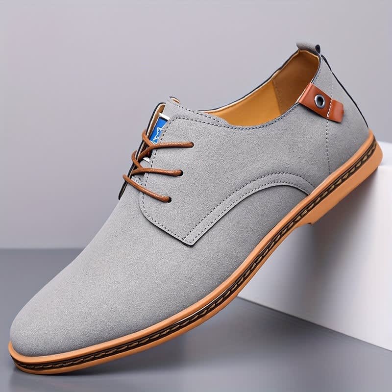 Norwood Suede Lace Up Derby Shoes_18