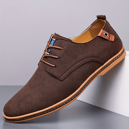 Norwood Suede Lace Up Derby Shoes_4