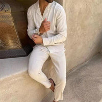 Sebastian Camp Collar Shirt and Trouser Set