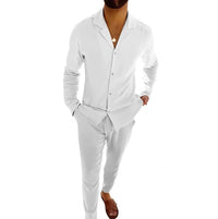 Sebastian Camp Collar Shirt and Trouser Set