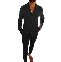 Sebastian Camp Collar Shirt and Trouser Set