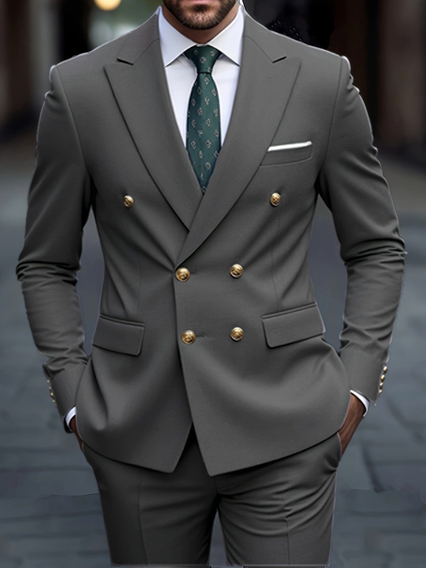 Mortimer Double Breasted Two Piece Suit_2