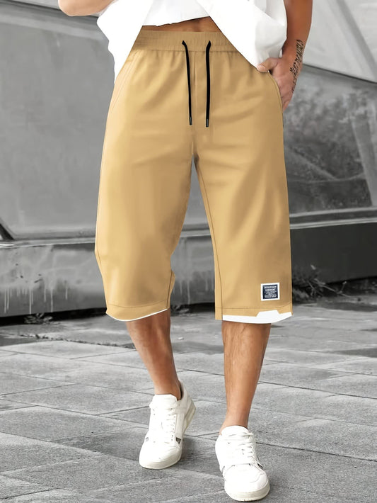 Ogden Split Hem Drawstring Shorts_1